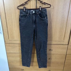 Women’s Garage Grey / Black Mom Jeans
